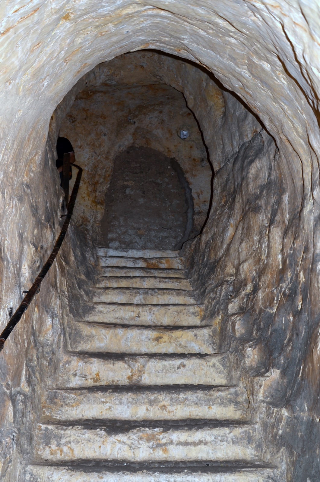 Galerie creusée dans les Souterrains de Provins